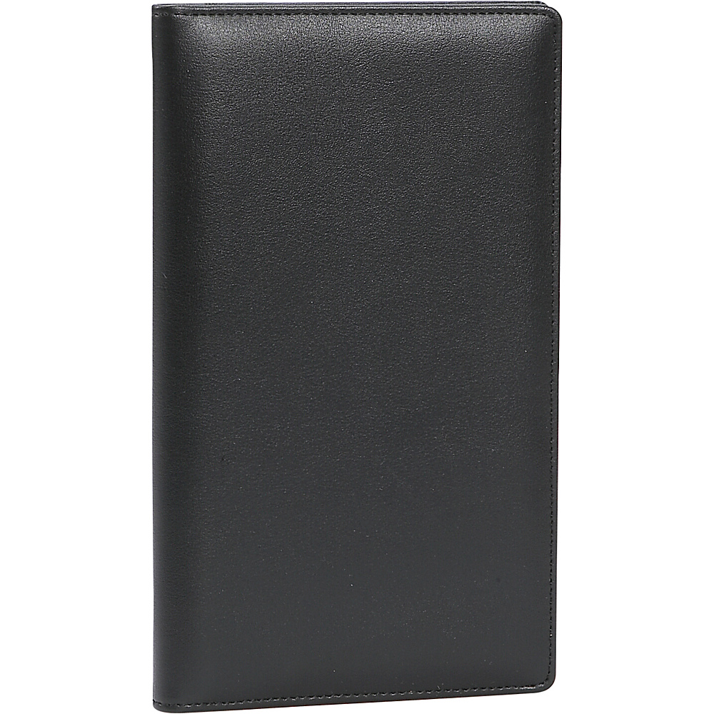 Royce Leather 3 UP Business Card File Black