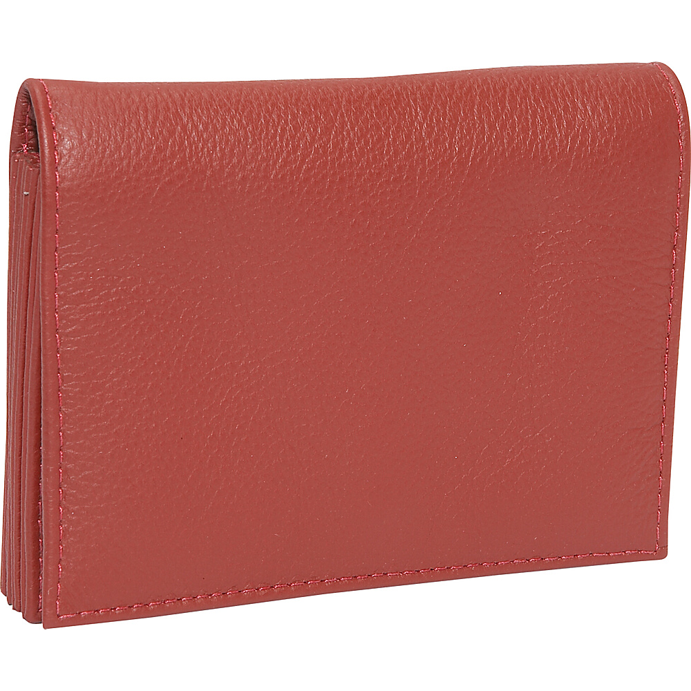 J. P. Ourse Cie. Accordion Case Wallet Berry Red