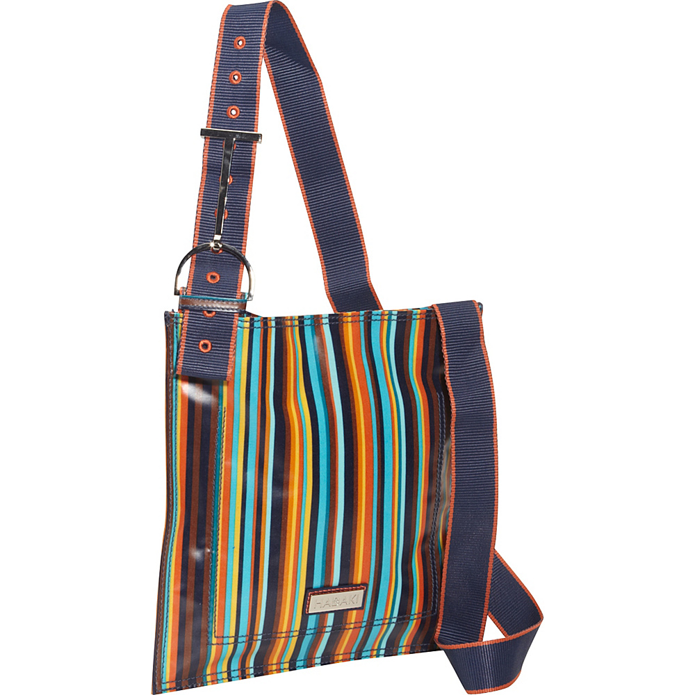 Hadaki Printed Scoop Sling Arabesque Stripes Hadaki Fabric Handbags