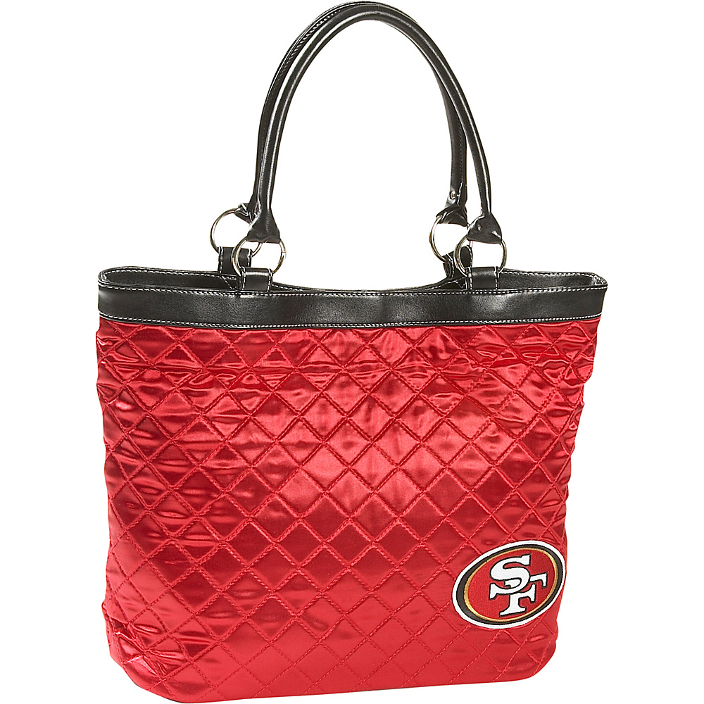 Littlearth Quilted Tote San Francisco 49ers San Francisco 49ers Littlearth Fabric Handbags