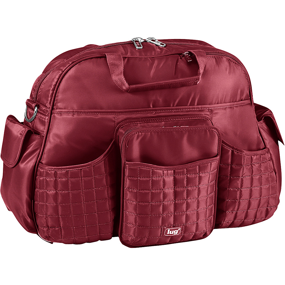 Lug Tuk Tuk Carry all Cranberry Red Lug Diaper Bags Accessories