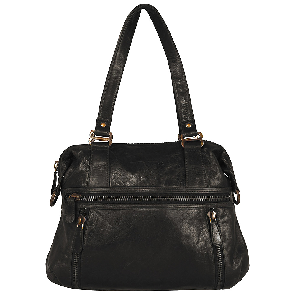 Latico Leathers Hazel Shoulder Bag Black Latico Leathers Leather Handbags