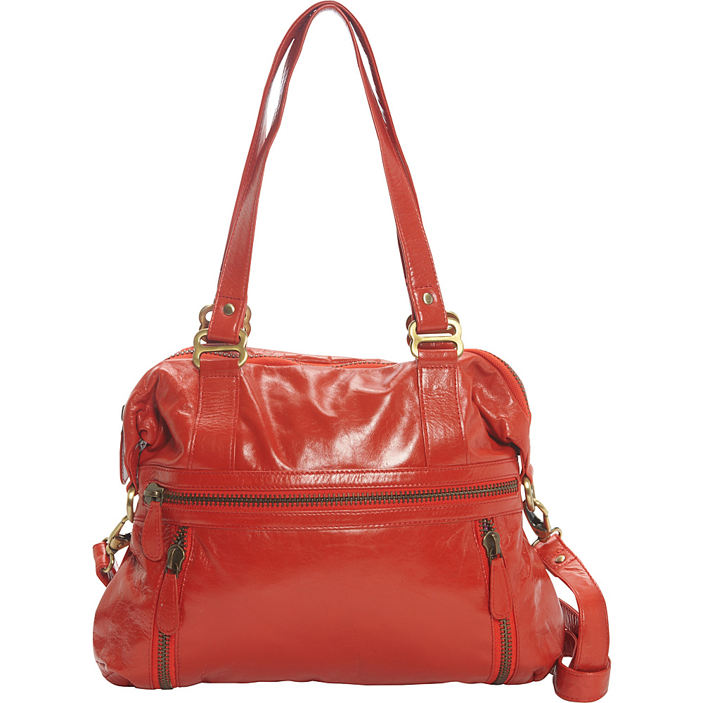 Latico Leathers Hazel Shoulder Bag Poppy Latico Leathers Leather Handbags