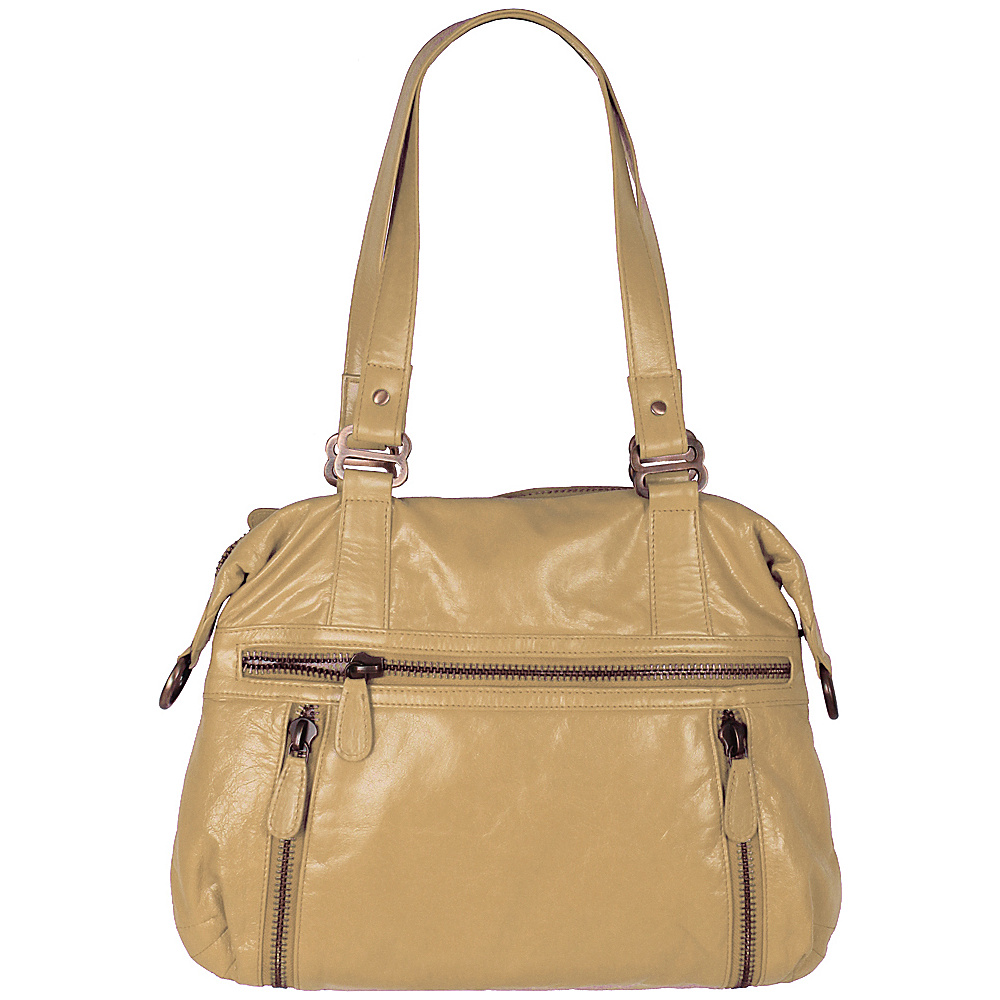 Latico Leathers Hazel Shoulder Bag Almond Latico Leathers Leather Handbags