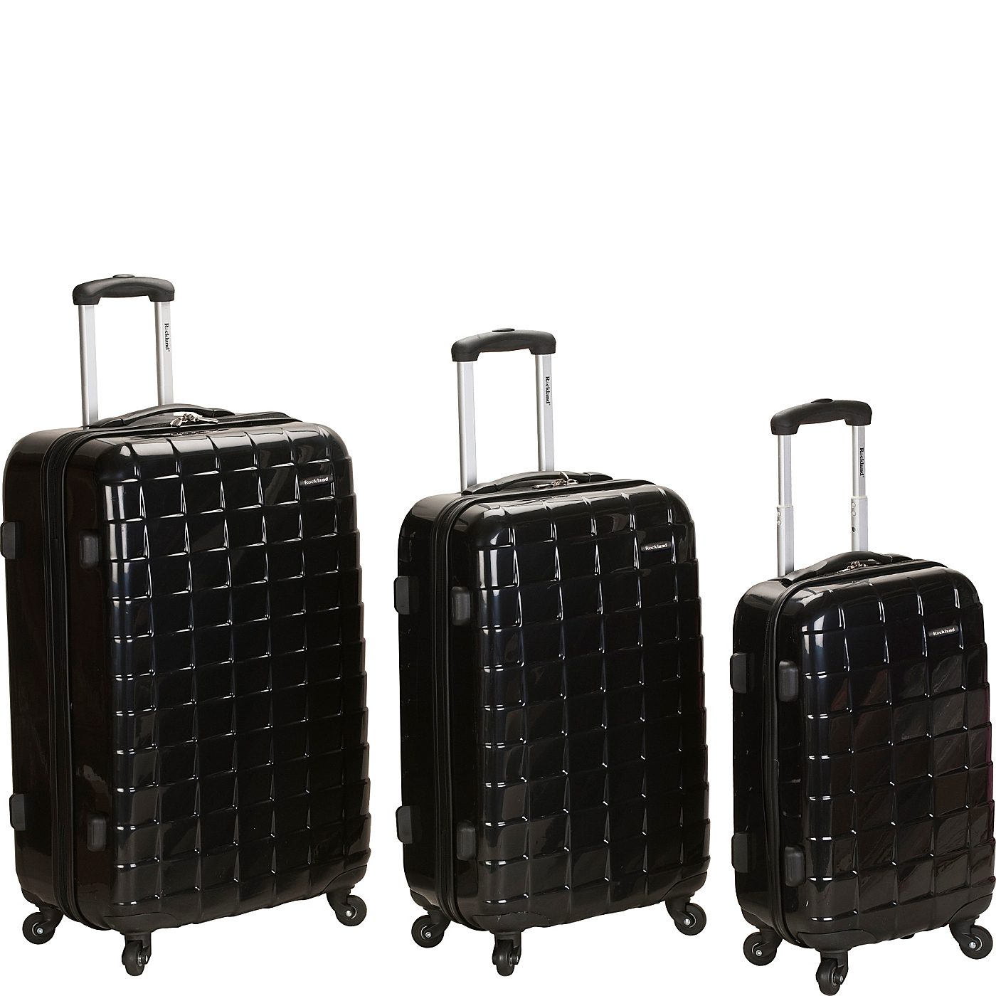 Rockland Luggage 3 Piece Celebrity Hardside Spinner Set   