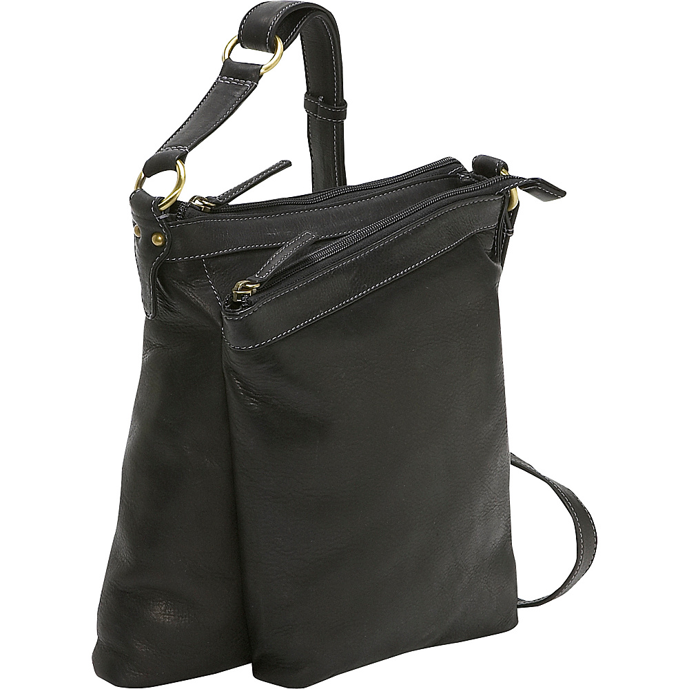 Derek Alexander Medium Top Zip Handbag Black