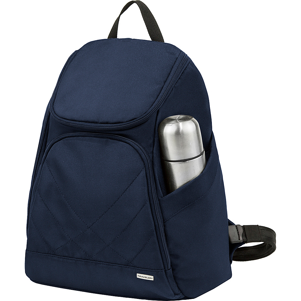 Travelon Anti Theft Classic Backpack Exclusive Colors Midnight Travelon Everyday Backpacks