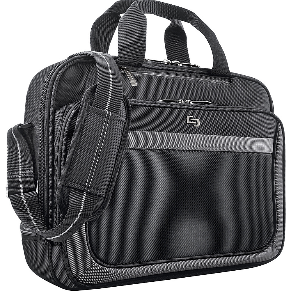 SOLO Sterling Collection Laptop Slim Brief Black