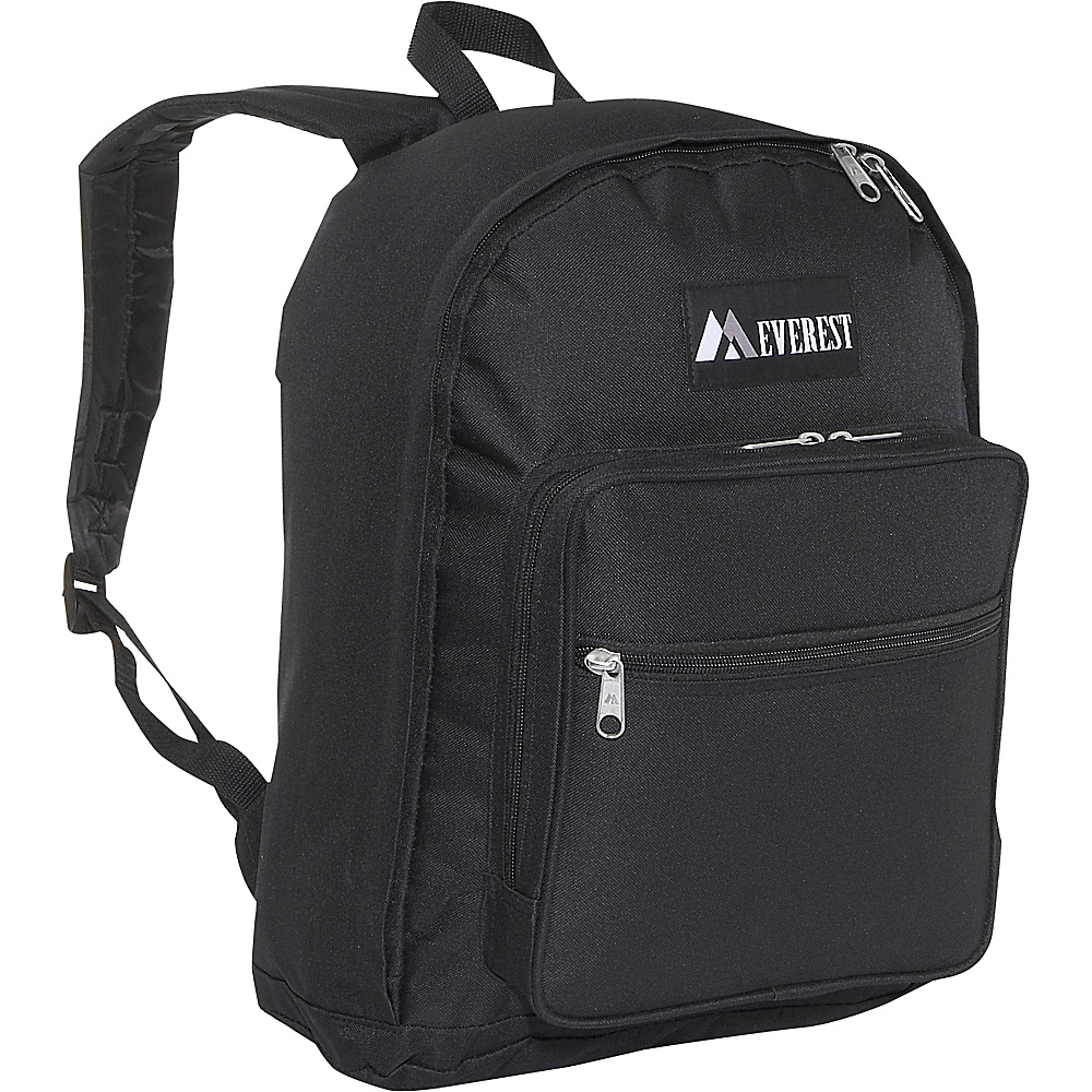 Everest Classic Backpack with Side Mesh Pocket Black