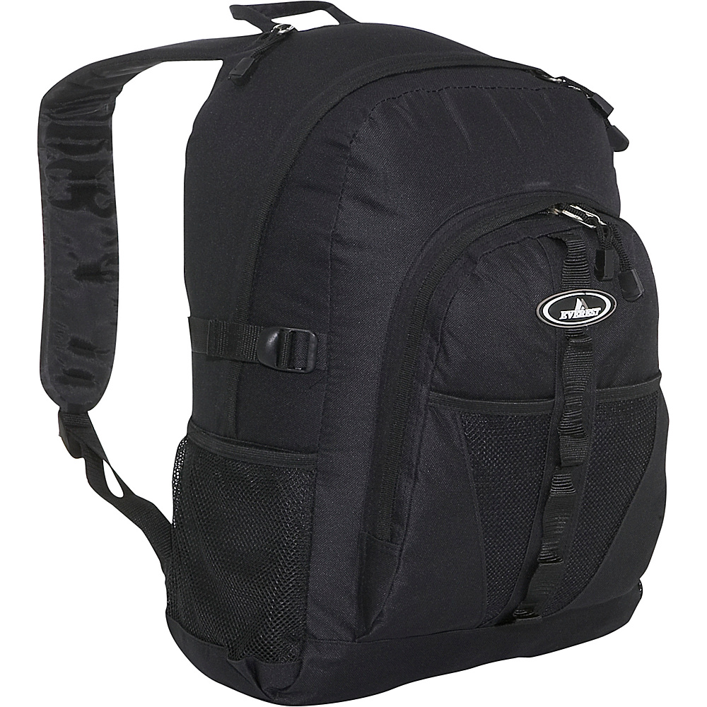 Everest Backpack with Dual Mesh Pocket Black