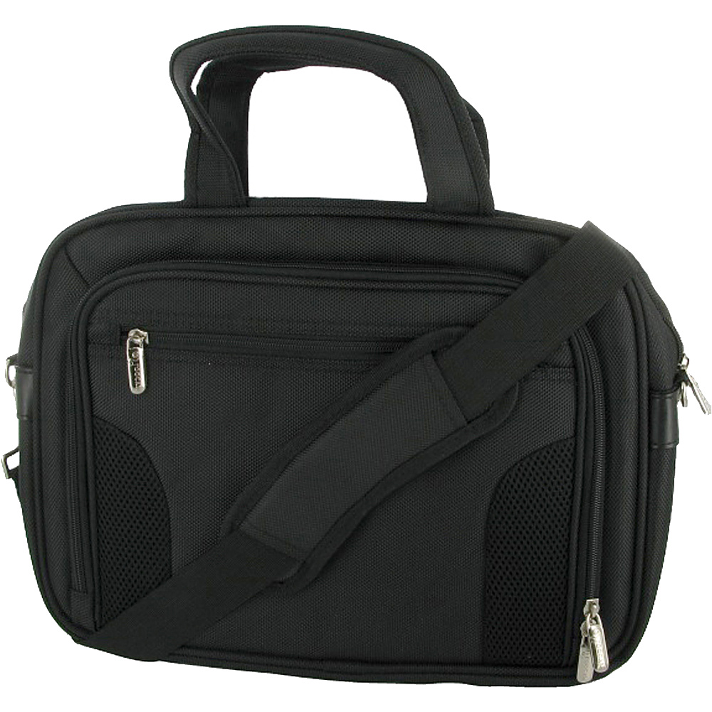 rooCASE Deluxe Carrying Bag for iPad 2 10 and 11.6 Netbook Black rooCASE Non Wheeled Business Cases