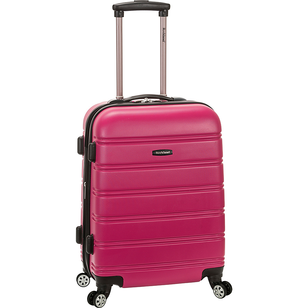 Rockland Luggage 20 Melbourne ABS Carry On Magenta Rockland Luggage Hardside Carry On