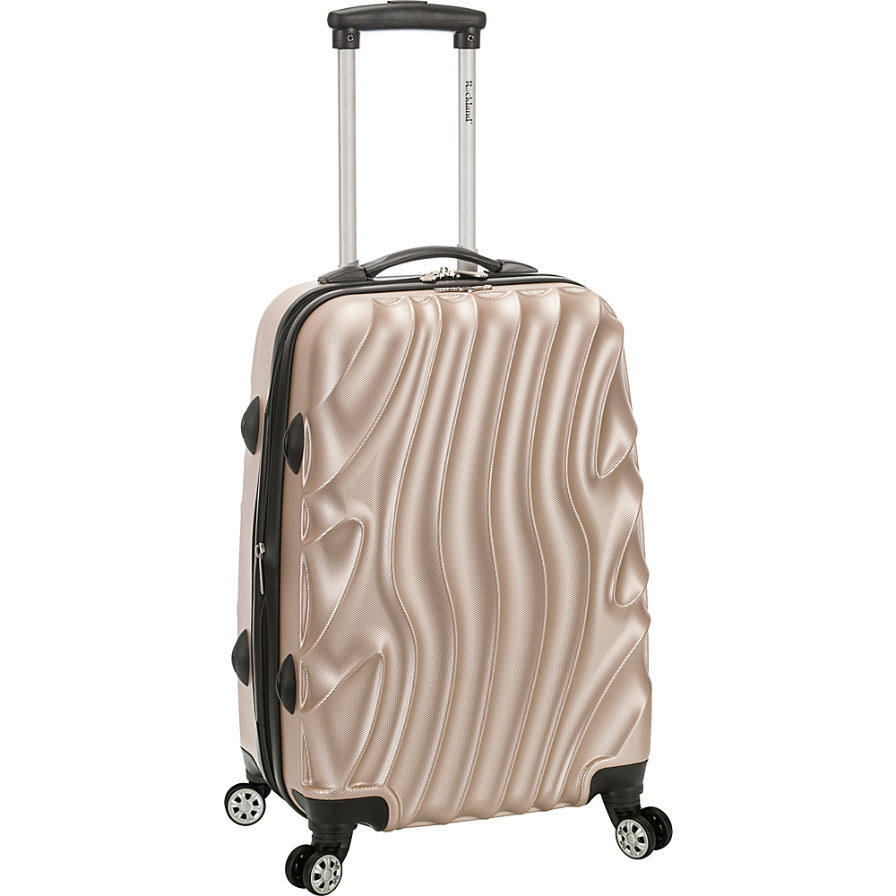 Rockland Luggage 20 Melbourne ABS Carry On GOLDWAVE Rockland Luggage Hardside Luggage