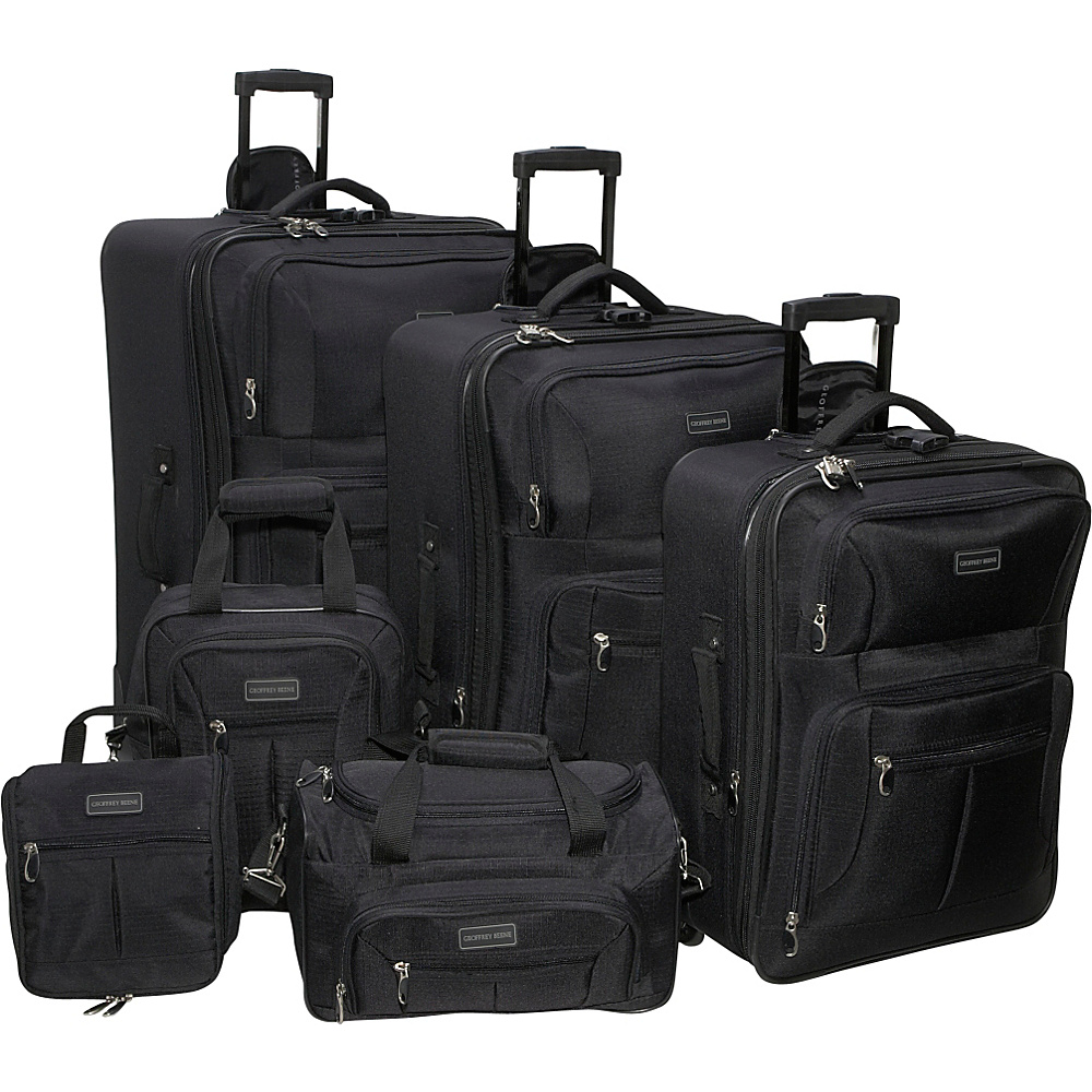 Geoffrey Beene Luggage 6 Piece Ebony Luggage Set