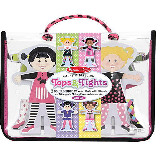 Melissa & Doug Tops and Tights Magnetic Dress-Up - As