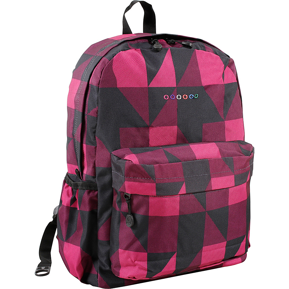 J World New York Oz School Backpack Block Pink J World New York Everyday Backpacks