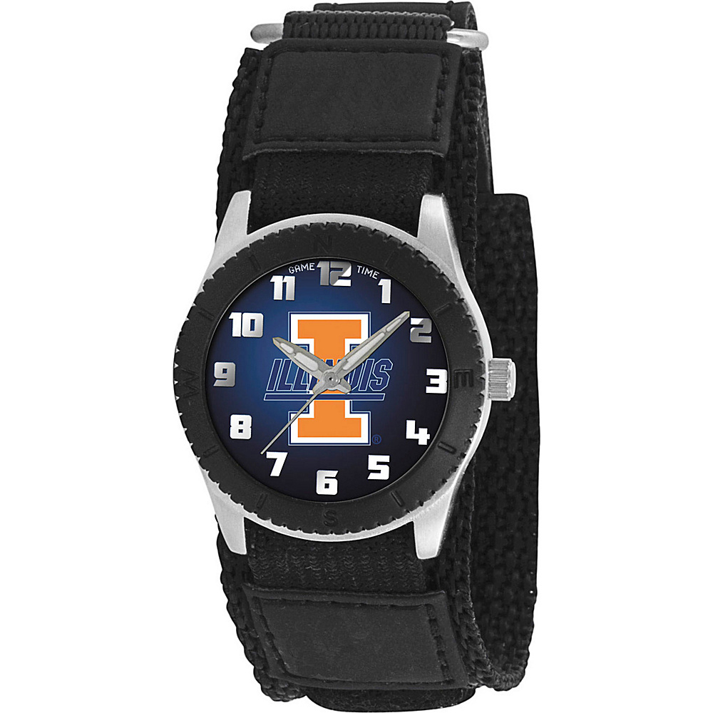 Game Time Rookie Black College Illinois Fighting Illini Black Game Time Watches