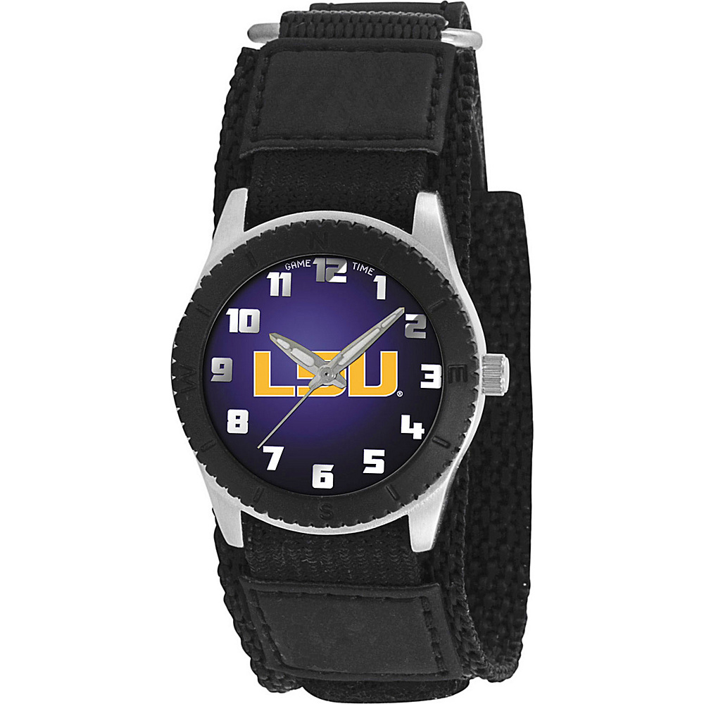 Game Time Rookie Black College Louisiana State Tigers Black Game Time Watches