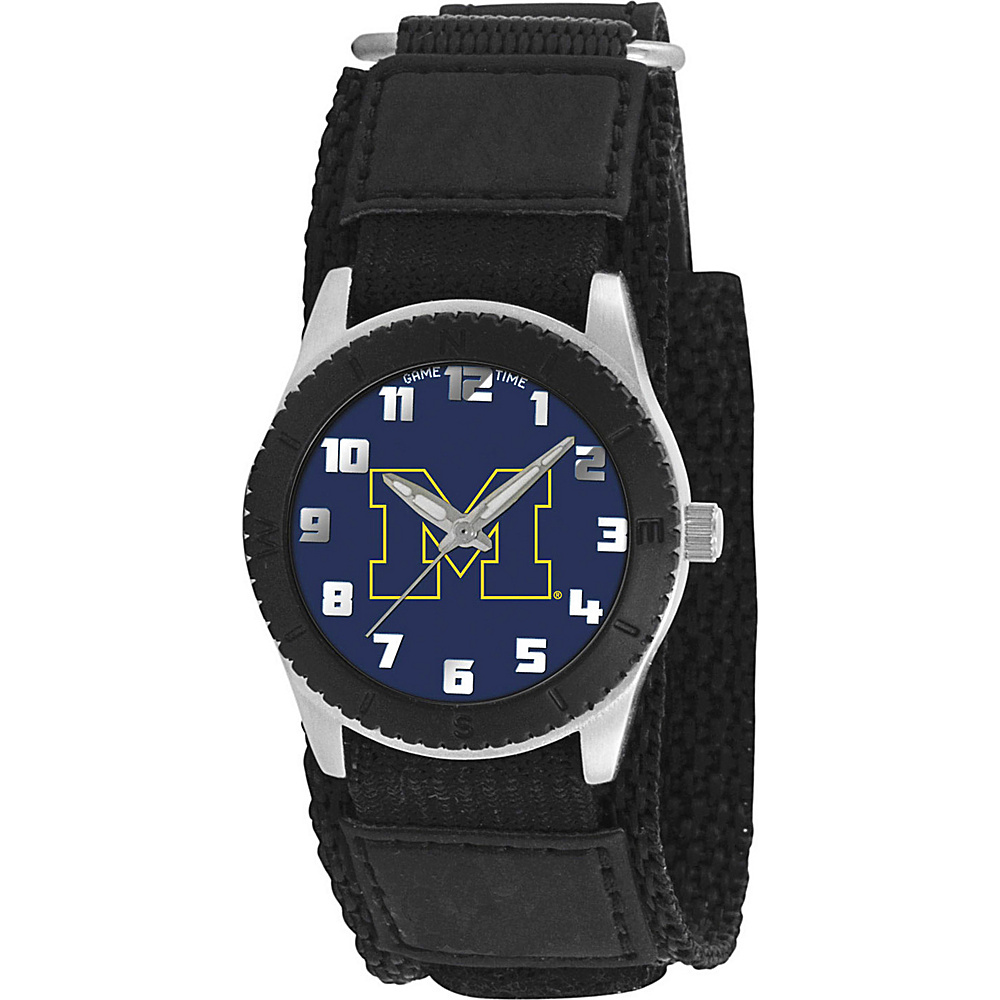Game Time Rookie Black College Michigan Wolverines Black Game Time Watches