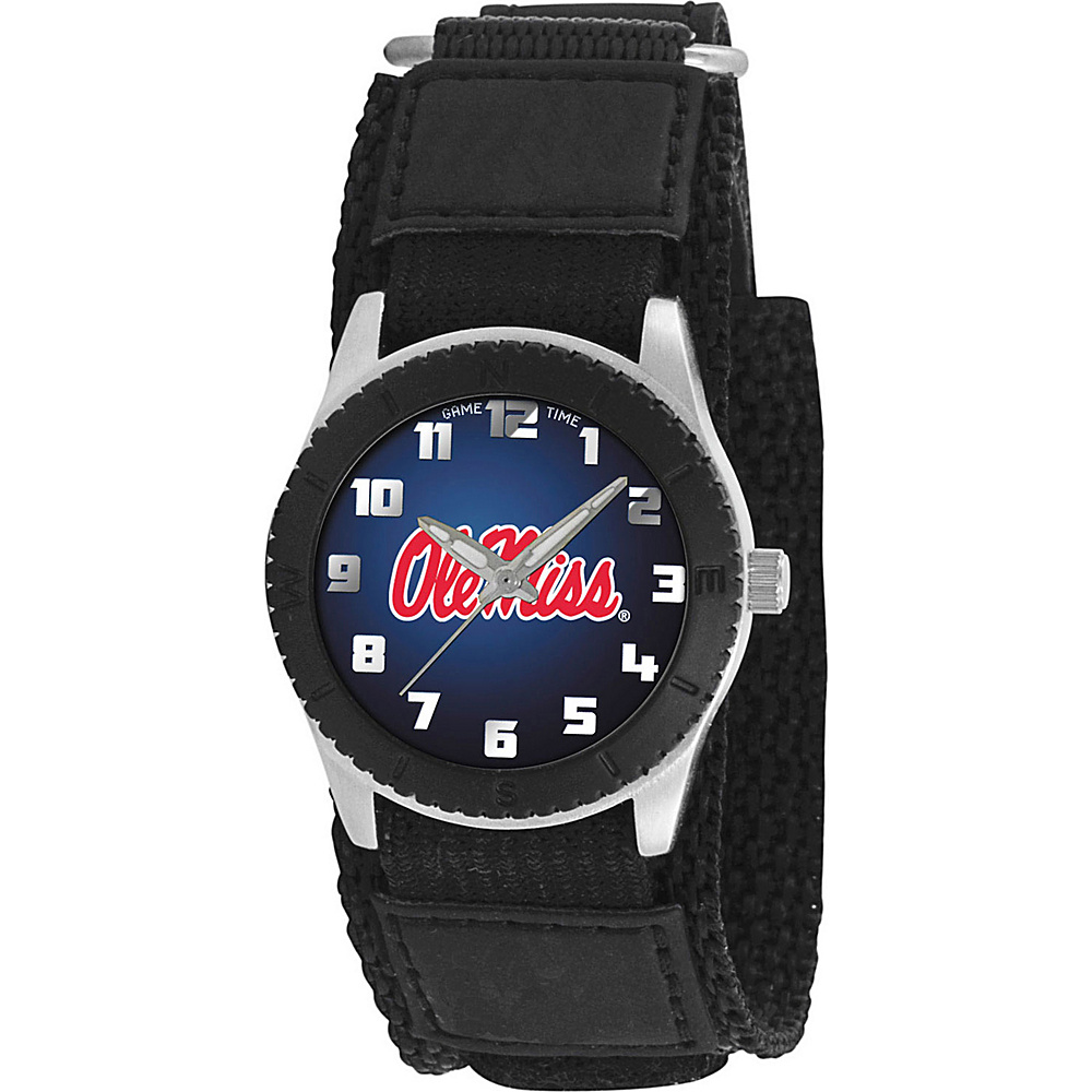 Game Time Rookie Black College Mississippi Rebels Black Game Time Watches