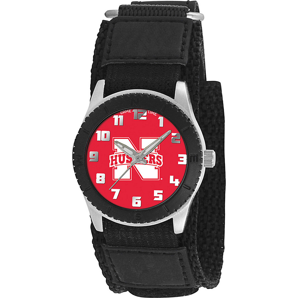 Game Time Rookie Black College Nebraska Cornhuskers Black Game Time Watches