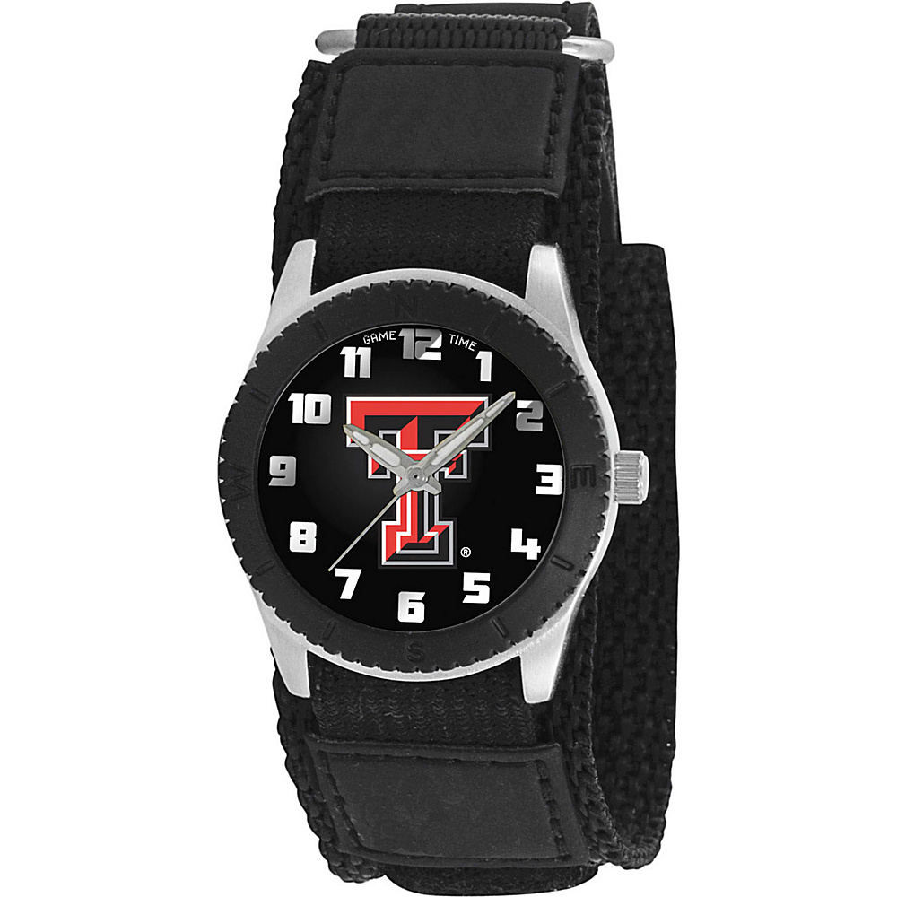 Game Time Rookie Black College Texas Tech Red Raiders Black Game Time Watches