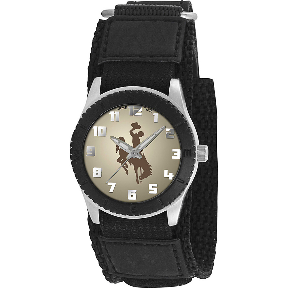 Game Time Rookie Black College Wyoming Cowboys Black Game Time Watches
