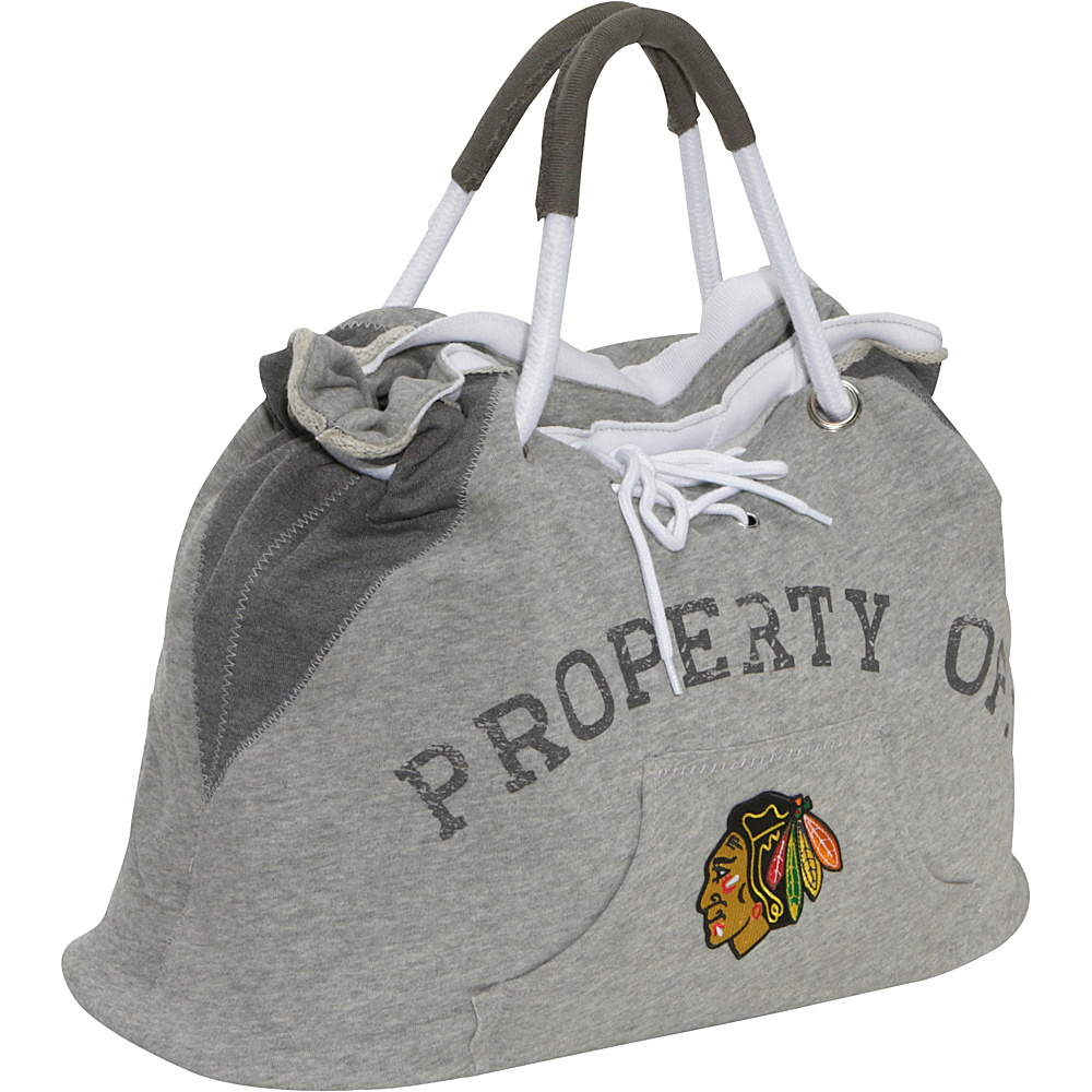 Littlearth NHL Hoodie Tote Grey Chicago Blackhawks Chicago Blackhawks Littlearth Fabric Handbags