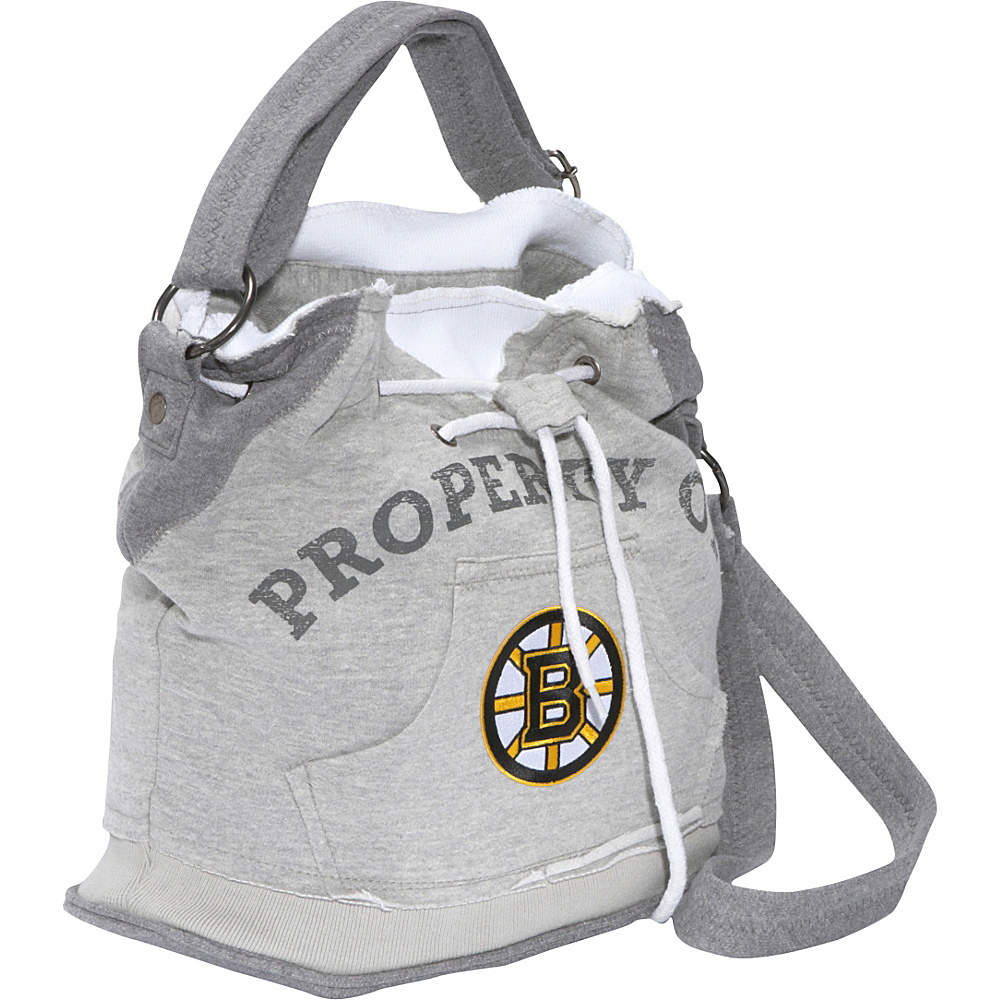 Littlearth NHL Hoodie Duffel Grey Boston Bruins Boston Bruins Littlearth Fabric Handbags