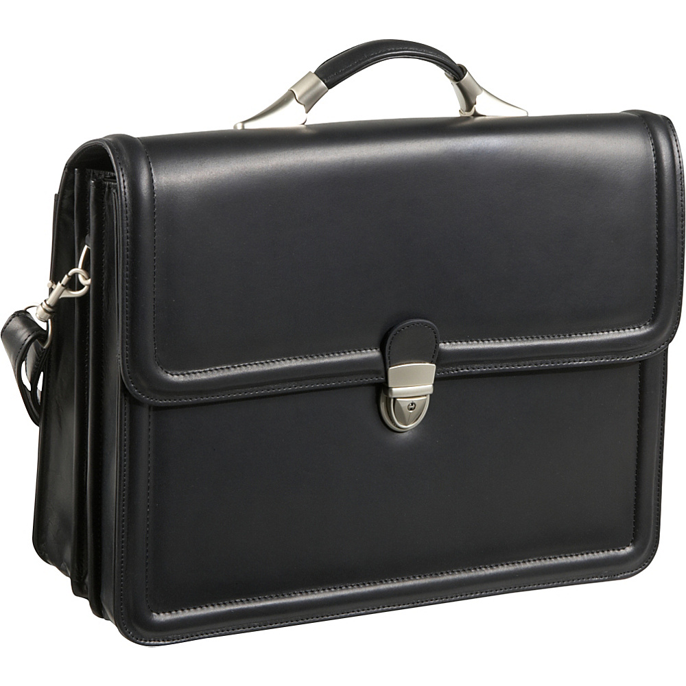 AmeriLeather APC Savvy Leather Executive Briefcase