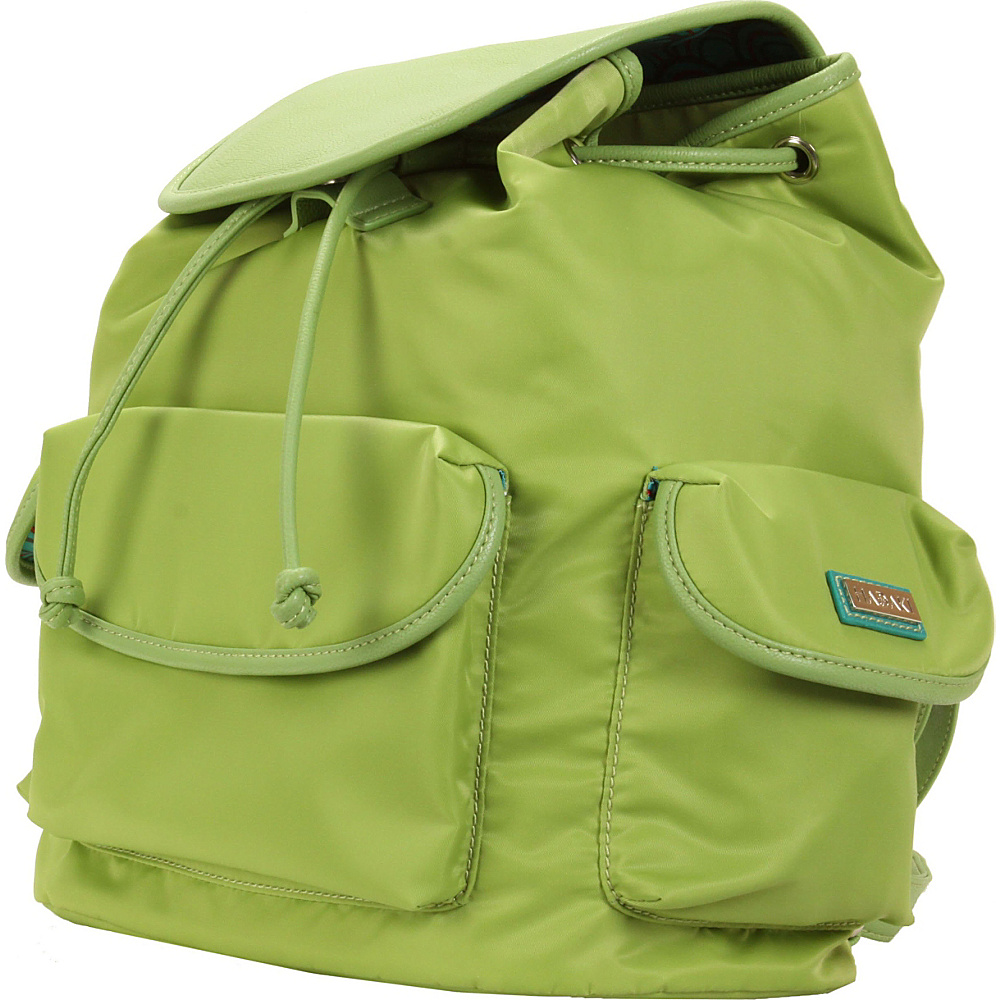 Hadaki Market Pack Piquat Green Hadaki Manmade Handbags