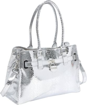 calvin klein silver handbag