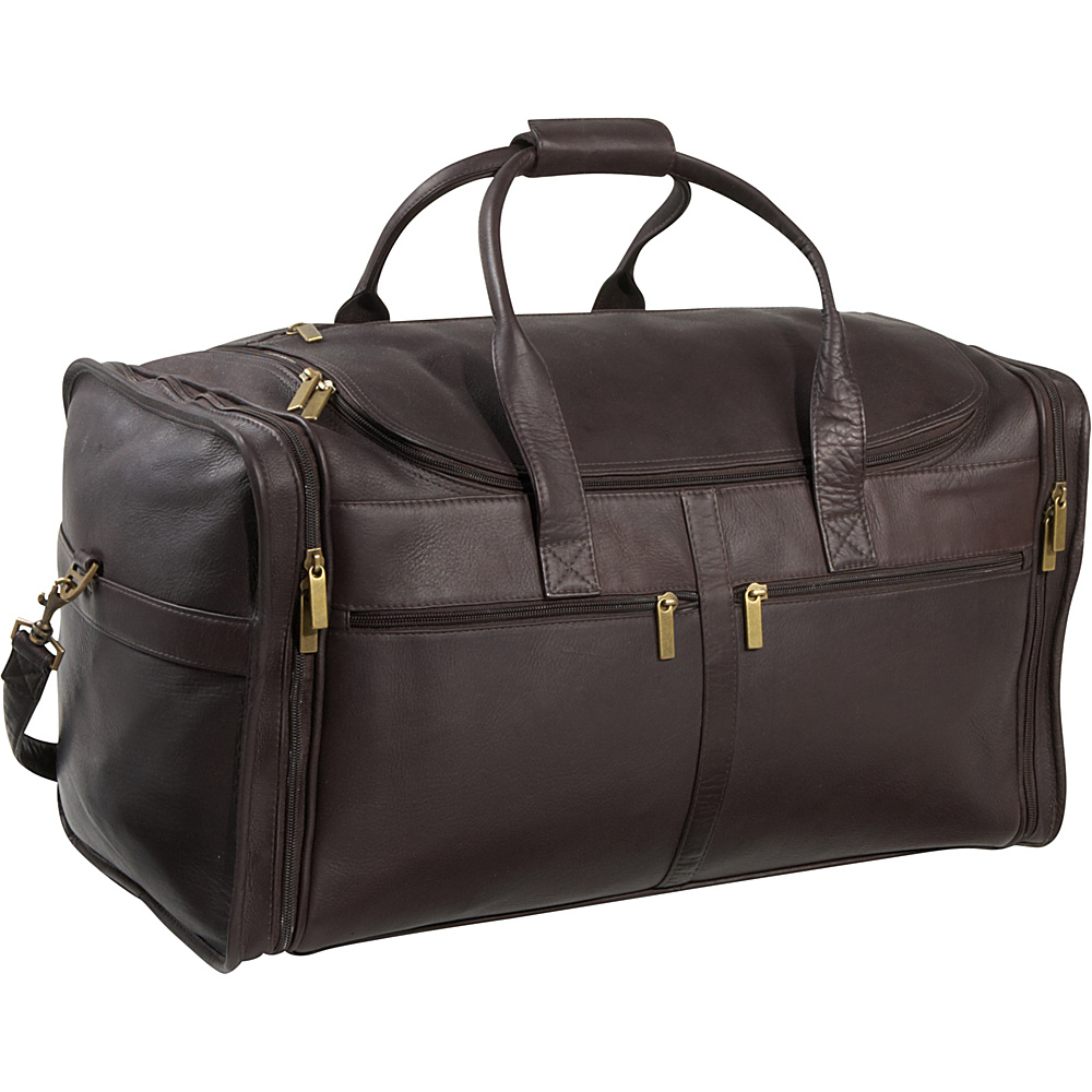 Le Donne Leather Classic Cabin Duffel Caf