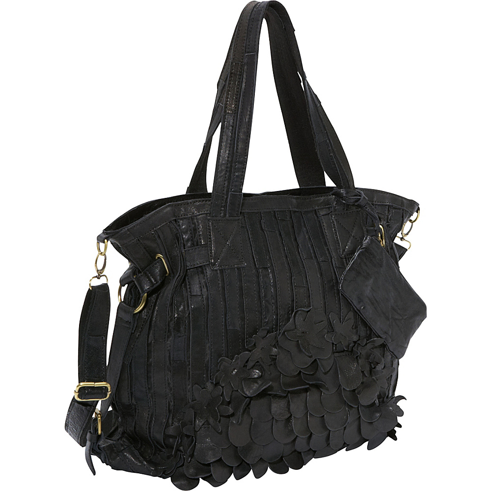 AmeriLeather Brook Leather Tote Bag Black AmeriLeather Leather Handbags