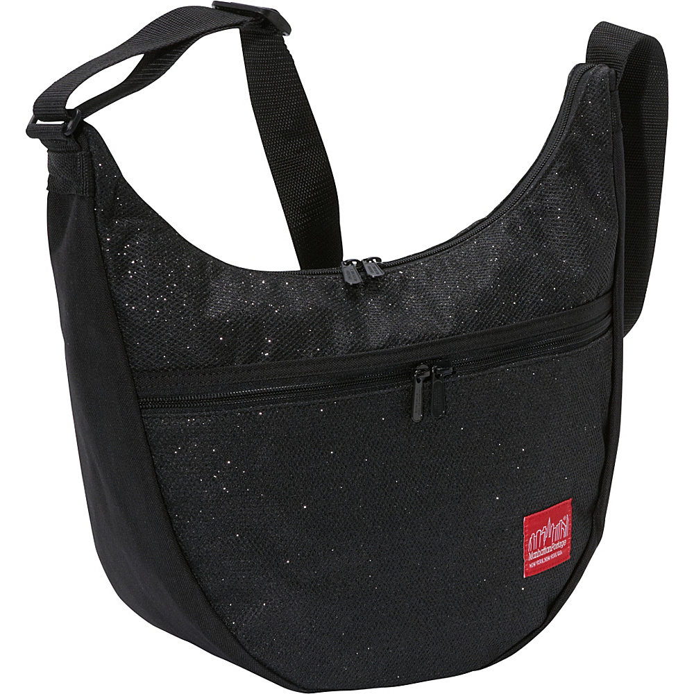 Manhattan Portage Midnight Nolita Shoulder Bag Black Manhattan Portage Fabric Handbags
