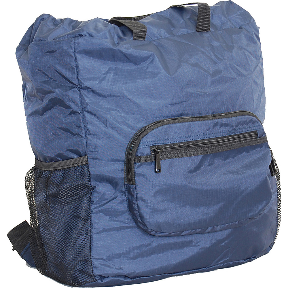 Netpack 19 U zip lightweight backpack tote Navy Netpack Packable Bags