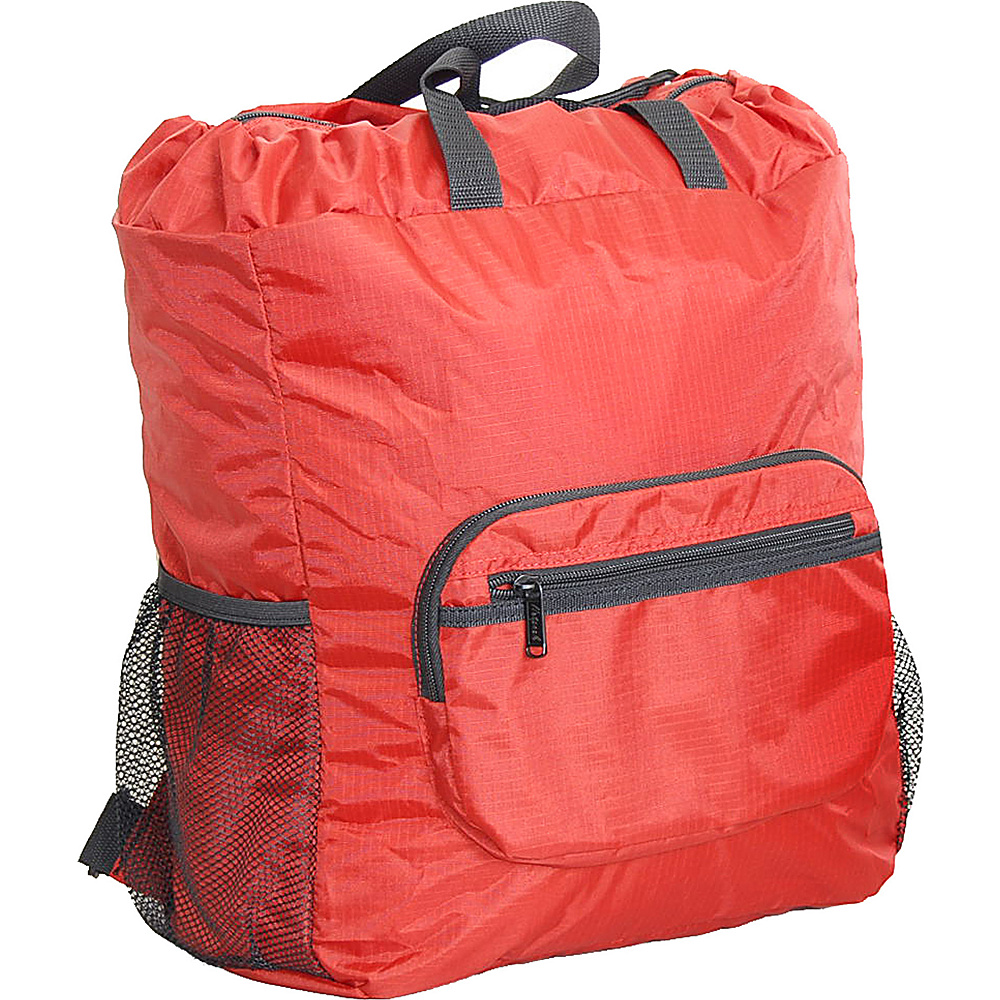 Netpack 19 U zip lightweight backpack tote Red Netpack Packable Bags