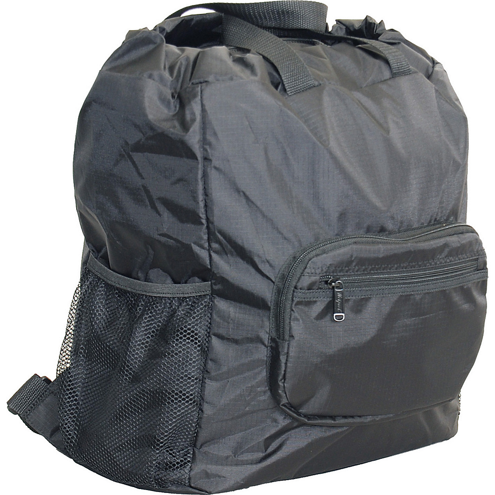 Netpack 19 U zip lightweight backpack tote Black Netpack Packable Bags