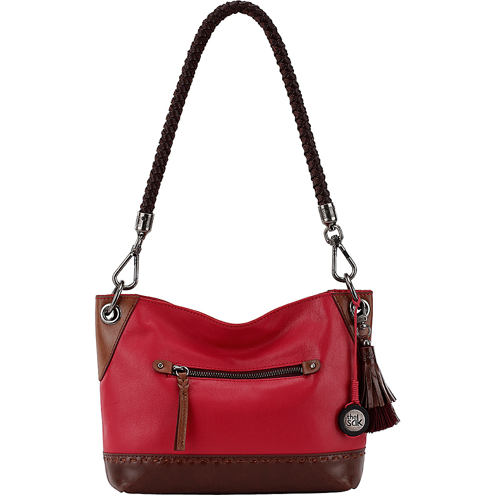 The Sak Indio Leather Demi Shoulder Bag Ruby Block The Sak Leather Handbags