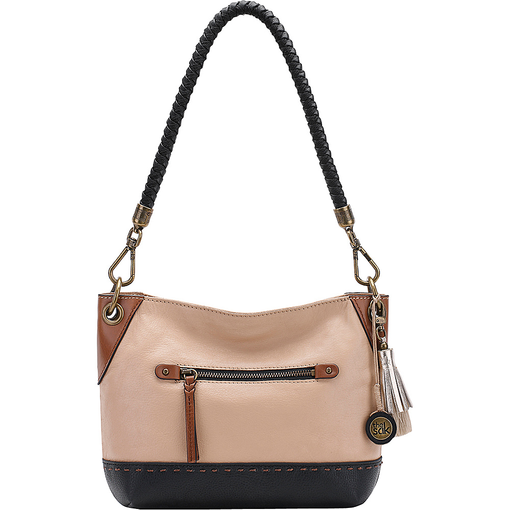The Sak Indio Leather Demi Shoulder Bag Sahara Block The Sak Leather Handbags