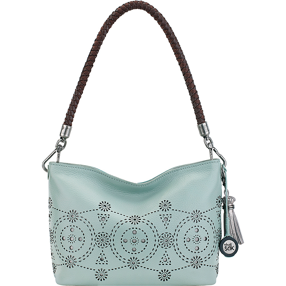 The Sak Indio Leather Demi Shoulder Bag Mint Moroccan Perf The Sak Leather Handbags