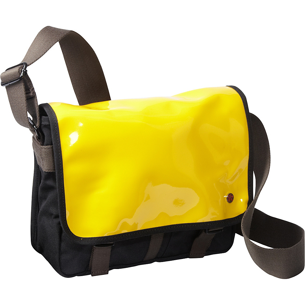 TOKEN Metropolitan Enamel DJ Bag S Yellow TOKEN Messenger Bags