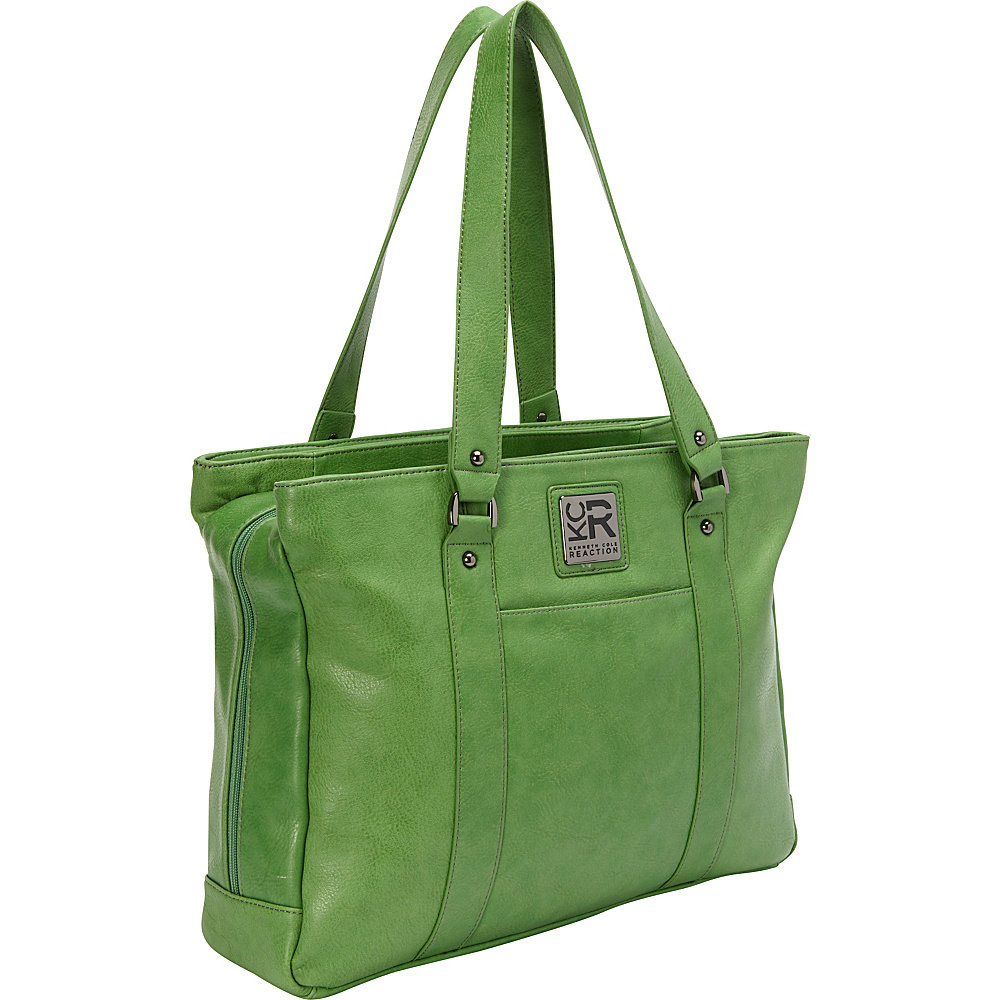Kenneth Cole Reaction Hit a Triple Faux Leather Laptop Tote EXCLUSIVE COLORS Kelly Green EXCLUSIVE Kenneth Cole Reaction Women s Business Bags