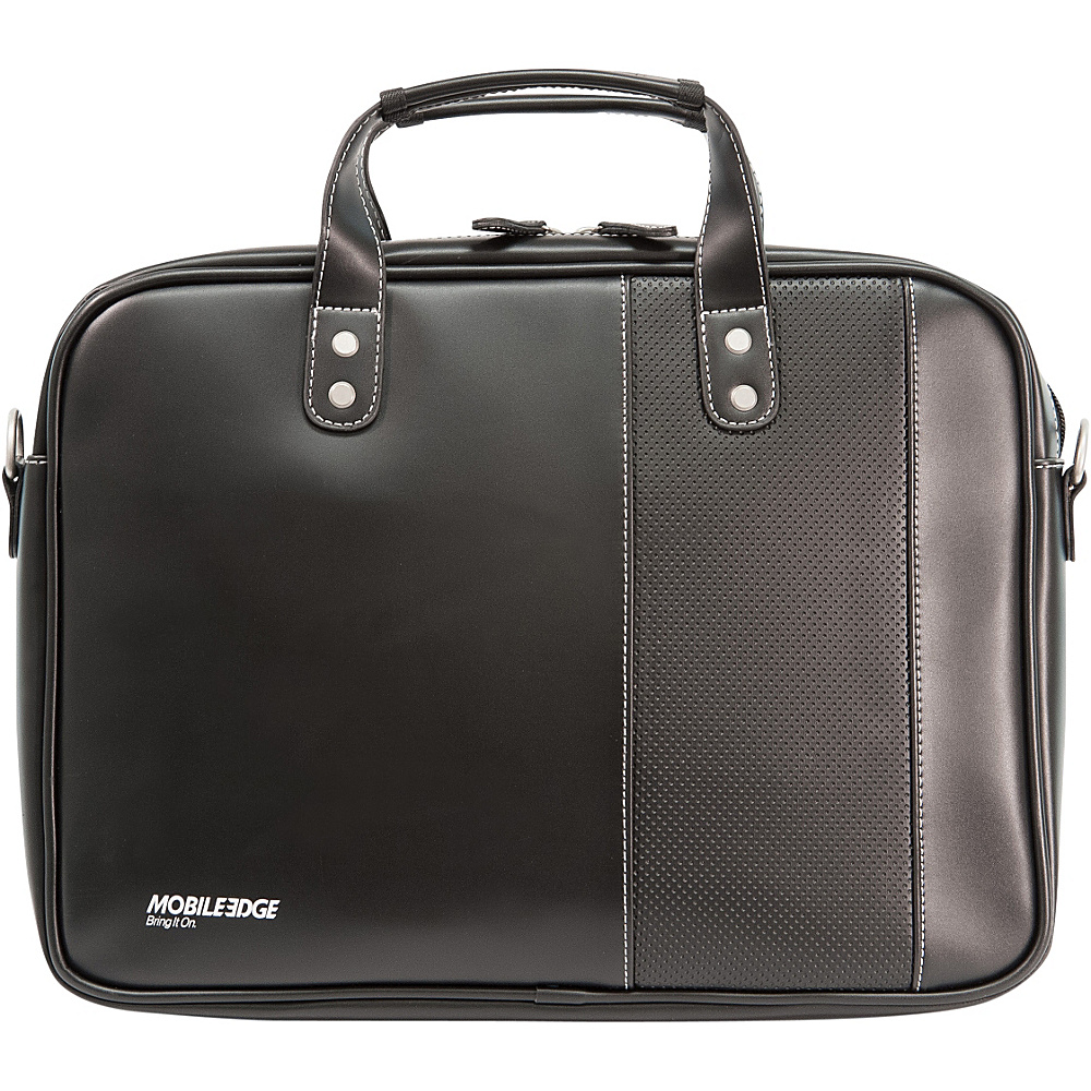 Mobile Edge Slimline Ultrabook Briefcase 14.1 PC 13 MacBooks Black White Mobile Edge Non Wheeled Business Cases