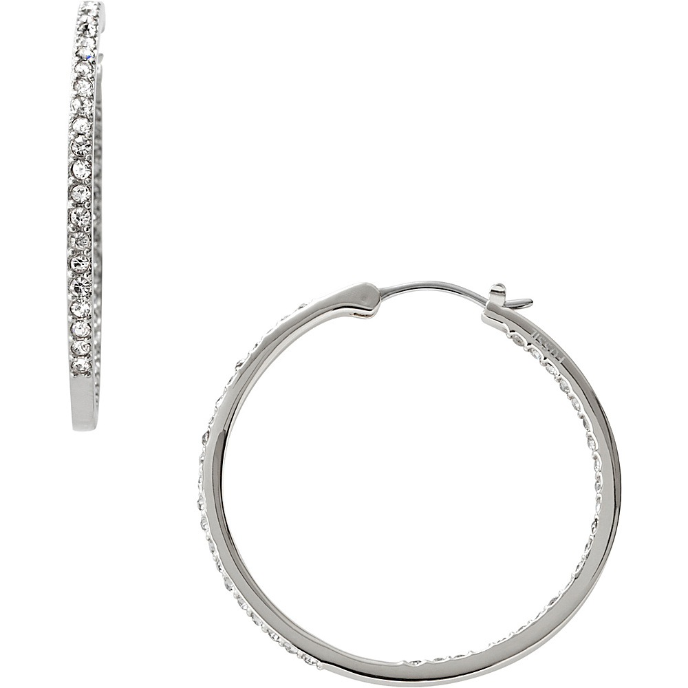 Fossil Glitz Hoops Silver Fossil Other Fashion Accessories