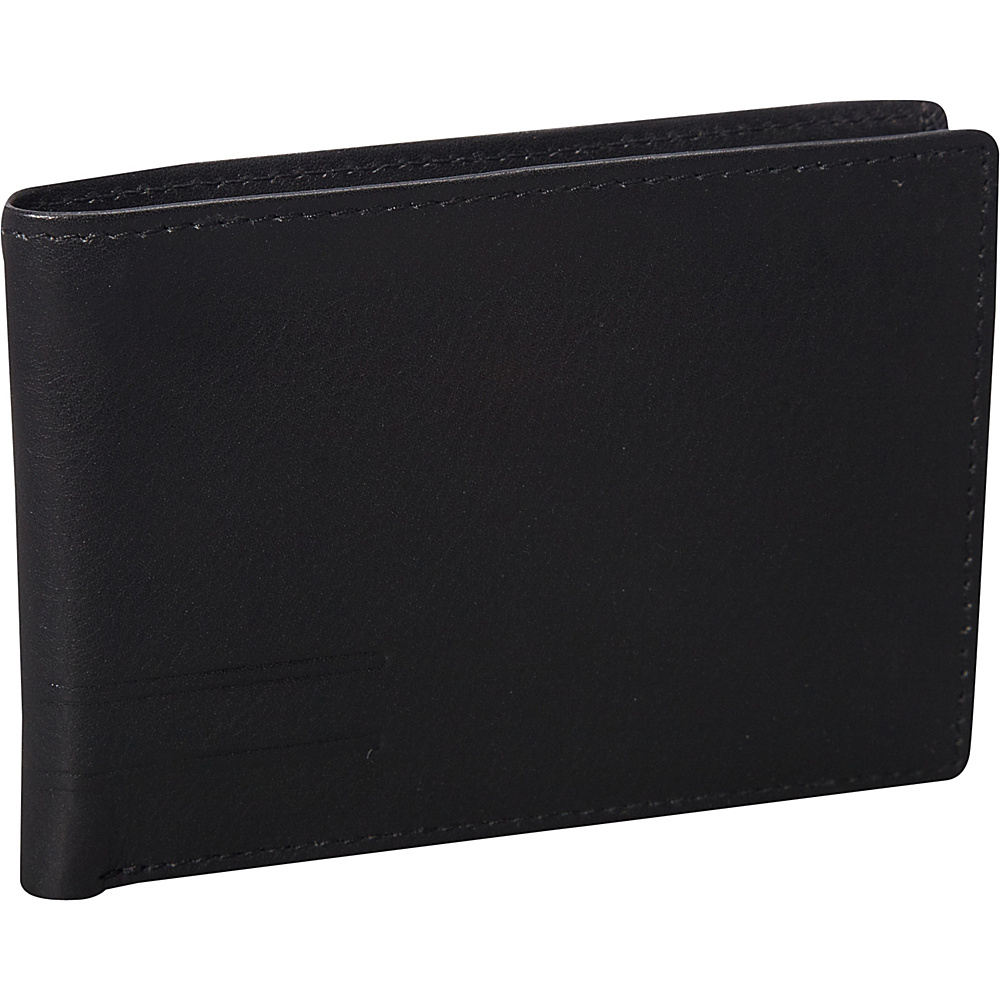 Mancini Leather Goods Mens Slim RFID Wallet Black Mancini Leather Goods Men s Wallets