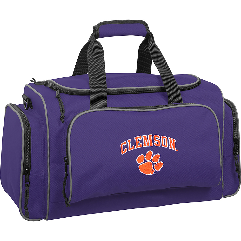 Wally Bags Clemson University Tigers 21 Collegiate Duffel Purple Wally Bags Rolling Duffels