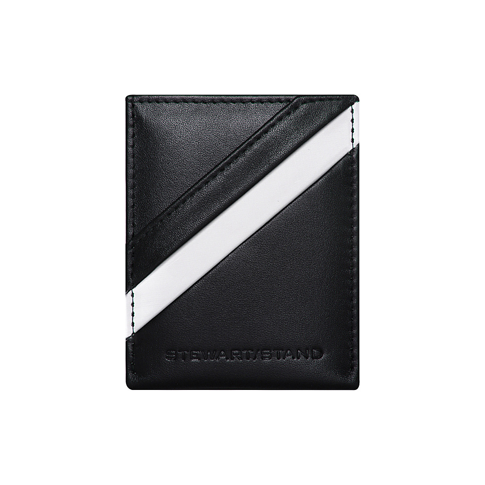 Stewart Stand Leather Tech Magnetic Money Clip Stainless Steel Wallet RFID Black Silver Stewart Stand Men s Wallets