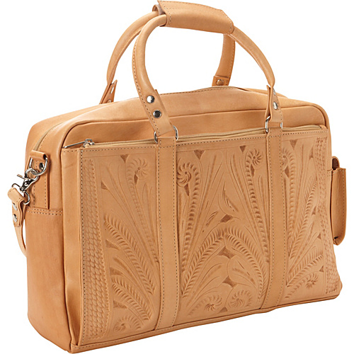 Ropin West Tote Brief Natural - Ropin West Non-Wheeled Business Cases