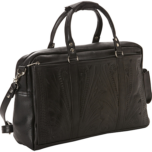 Ropin West Tote Brief Black - Ropin West Non-Wheeled Business Cases